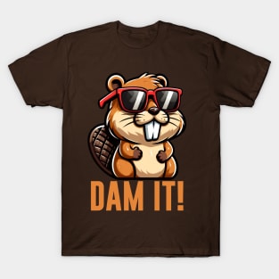 Dam It Beaver Pun T-Shirt